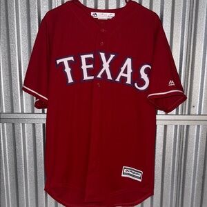 Texas Red Baseball Jersey